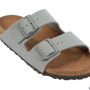 Birkenstock Arizona CANVAS Sandals - Light Gray